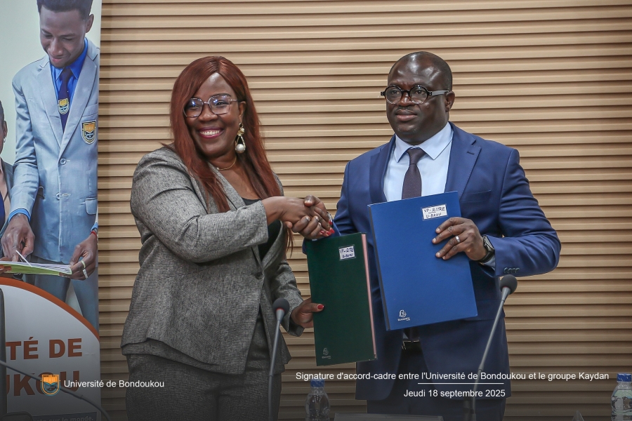 L’Université de Bondoukou et le Groupe Kaydan signent un partenariat pour renforcer les capacités des étudiants en architecture