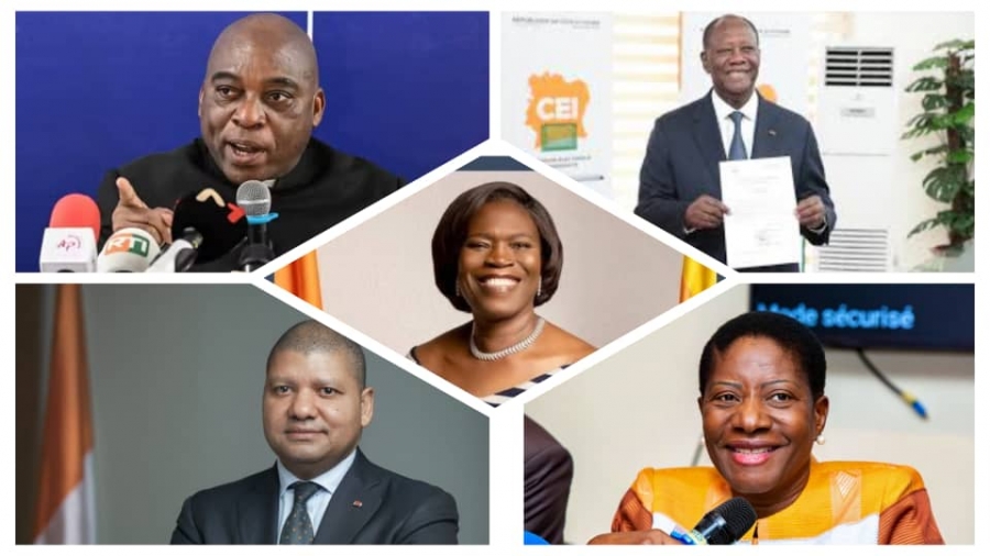 Côte d’Ivoire-Présidentielle 2025 : un tirage au sort de l’ANP donne l’ordre de passage des cinq candidats dans des médias publics. Voici la position de chaque candidat