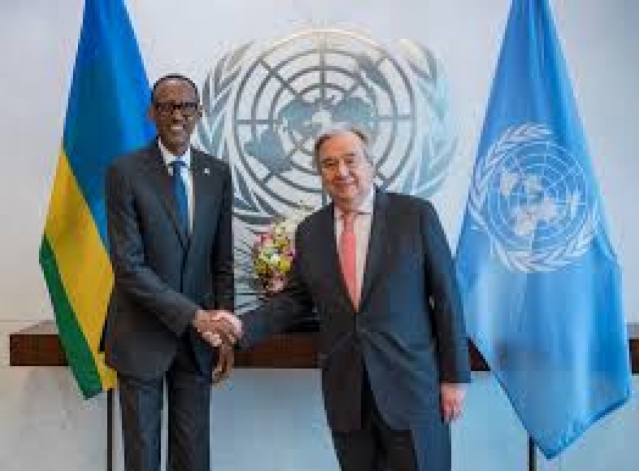 RDC-Goma : Paul Kagame échange avec le Secrétaire général de l’ONU pour la paix régionale