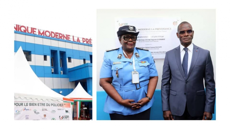 Côte d’Ivoire : la Police nationale inaugure la clinique « La Prévoyance » pour un meilleur accès aux soins des forces de l’ordre et les citoyens