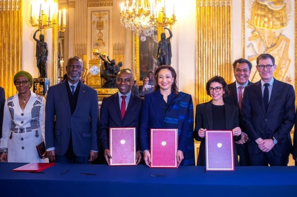 Côte d'Ivoire/Restitution du tambour « Djidji Ayokwè »: Françoise Remarck rencontre les autorités françaises à Paris