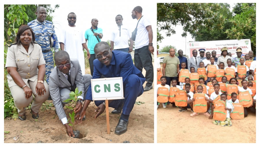 Côte d’Ivoire : le CNS sensibilise les producteurs de cacao de la localité de Céchi sur la lutte contre le travail des enfants