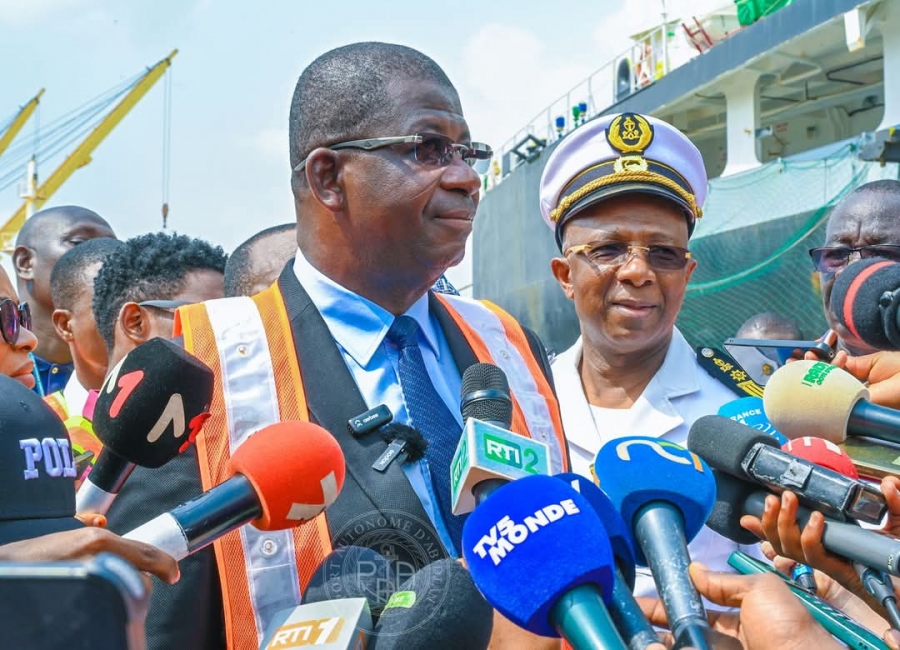 Côte d&#039;Ivoire-Inspection du Navire Zimrida : Hien Sié ( DG du Port) rassure les populations