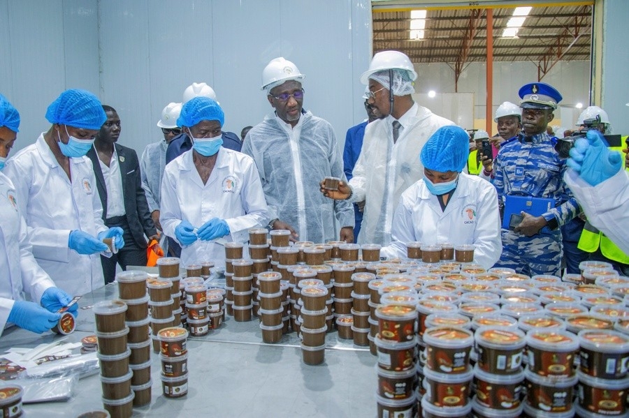 Côte d’Ivoire : une usine de transformation de Cacao inaugurée dans la ville de Divo
