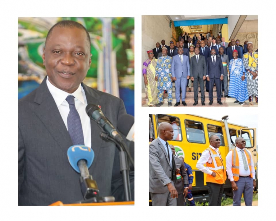 Ligne 1 du Métro d’Abidjan : le ministre Amadou Koné échange avec les maires des communes impactées par le projet sur l’état d’avancement des travaux