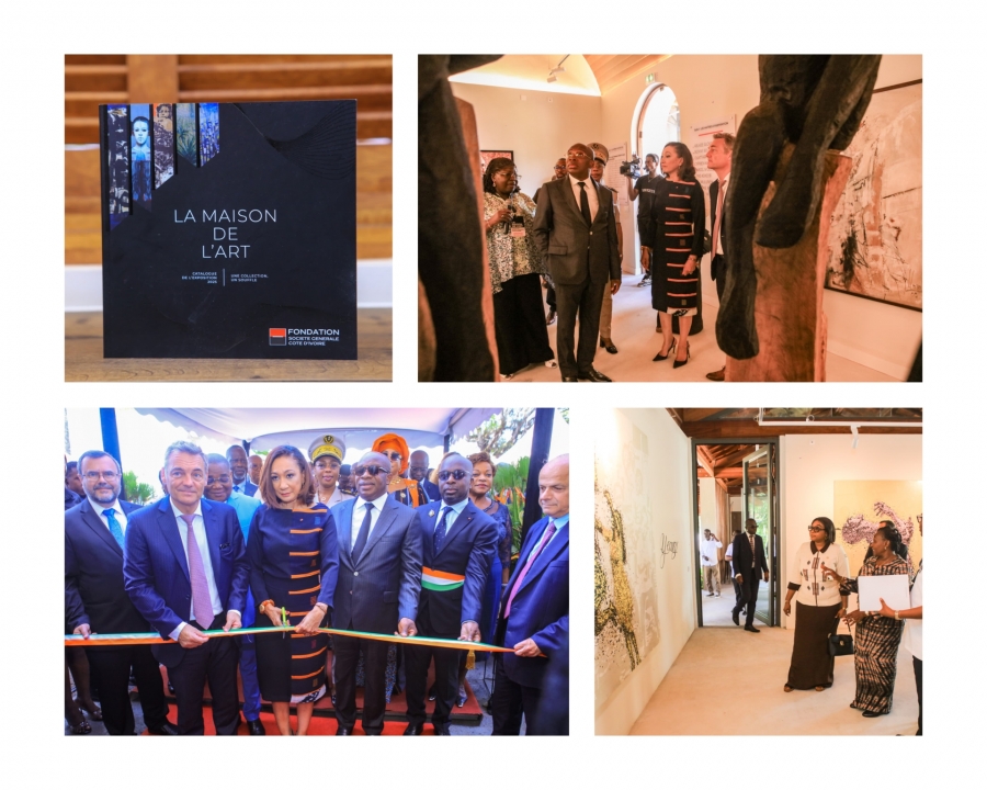 Côte d&#039;Ivoire : la Maison de l’Art de Grand-Bassam inaugurée avec en fond de toile un second &quot; Souffle&quot;