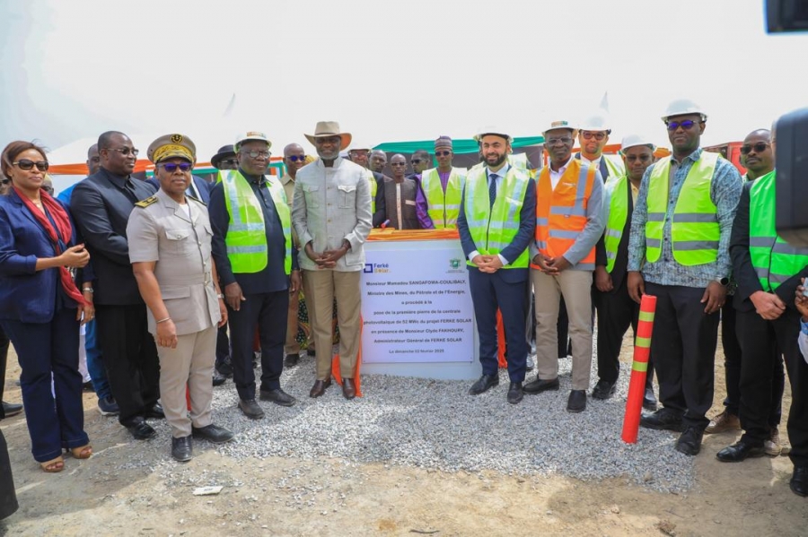 Côte d&#039;Ivoire-Énergie Verte : une centrale Photovoltaïque de 52 MWc en construction à Ferkessedougou