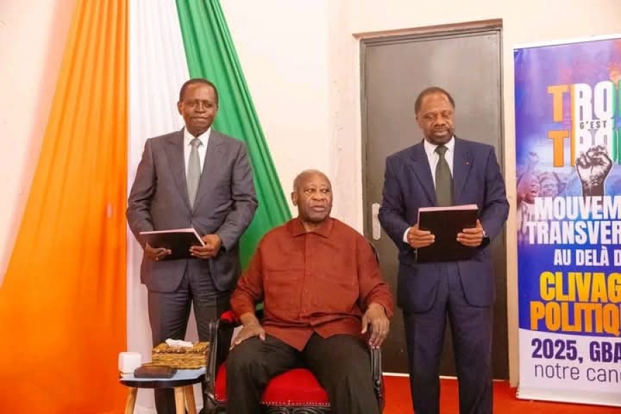 Côte d'Ivoire : Laurent Gbagbo et Tidjane Thiam ensemble pour un front commun en perspective de la présidentielle 2025