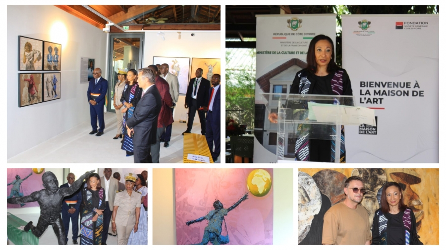 Côte d&#039;Ivoire:  les portes de La Maison de l’Art de Grand-Bassam officiellement ouvertes.