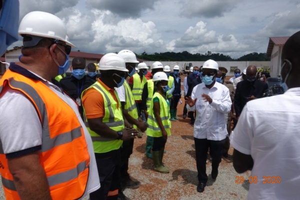 Côte d’Ivoire/Société: Aka Aouélé satisfait de l’avancement des travaux de construction du CHR d’Aboisso