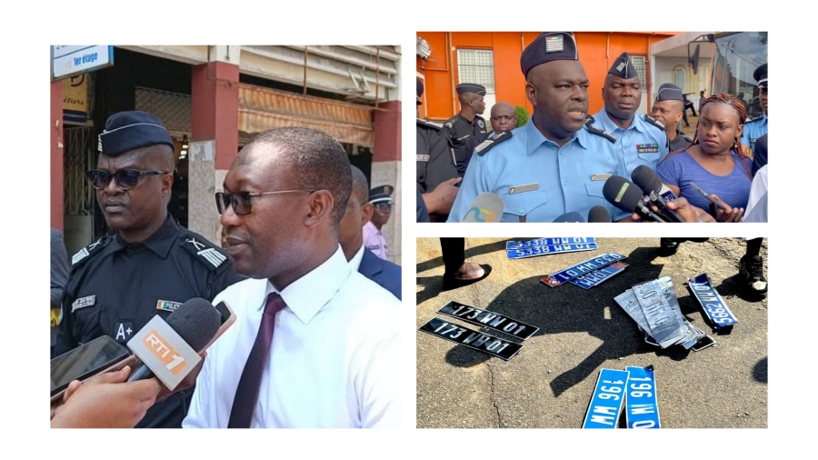 Côte d’Ivoire: début effectif de l&#039;opération contre les plaques fantaisistes et banalisées sur les routes ivoiriennes