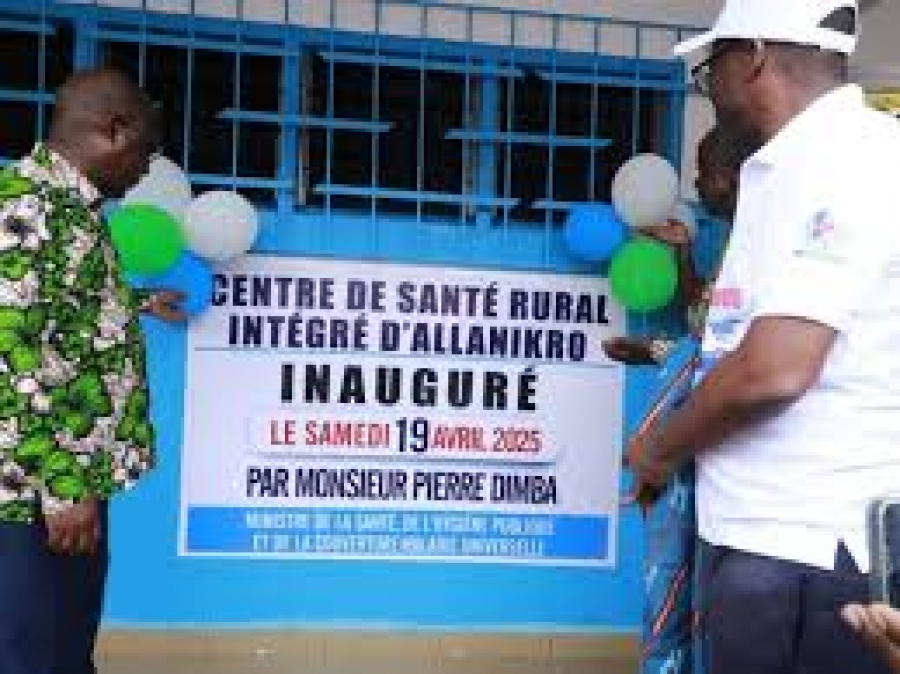 Côte d’Ivoire : le nouveau centre de santé intégré d’Allanikro (Didievi) inauguré