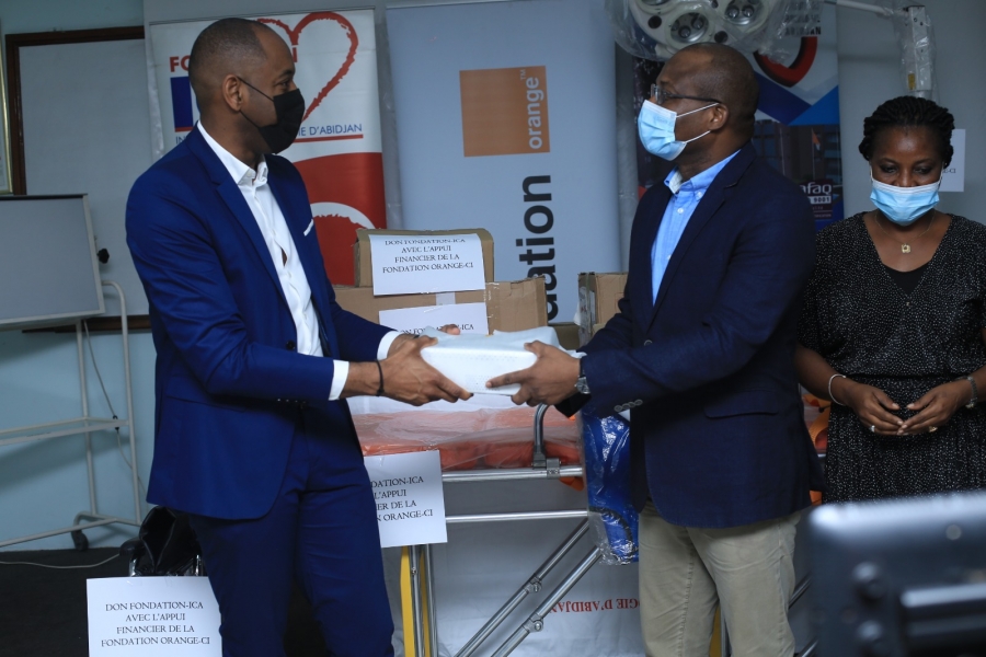 La fondation Orange Côte d’Ivoire poursuit son engagement auprès de l’Institut de Cardiologie d’Abidjan