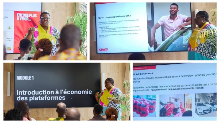 Côte d’Ivoire : Sabine Djokoto-Ayité présente les dispositifs pour assurer sa sécurité dans les VTC à Abidjan