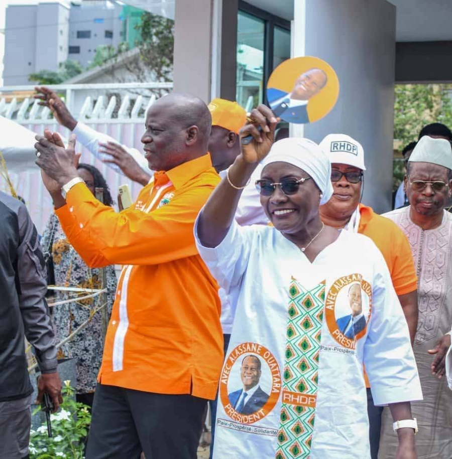 Côte d&#039;Ivoire- Présidentielle 2025: Mariatou Koné mobilise les enseignants, militants du RHDP, autour du candidat Alassane Ouattara