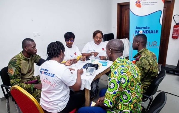 Côte d'Ivoire/Maladies cardiovasculaires : des journalistes ivoiriens se font dépister à la Maison de la presse