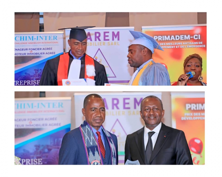 Distinction : Yamoussa Coulibaly honoré lors de la 25ème édition du PRIMADEM-CI