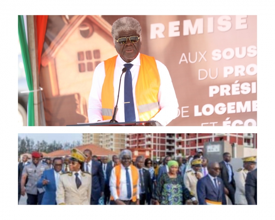 Côte d&#039;Ivoire: le Premier ministre Beugré Mambé remet les clés de plusieurs souscripteurs aux logements sociaux économiques