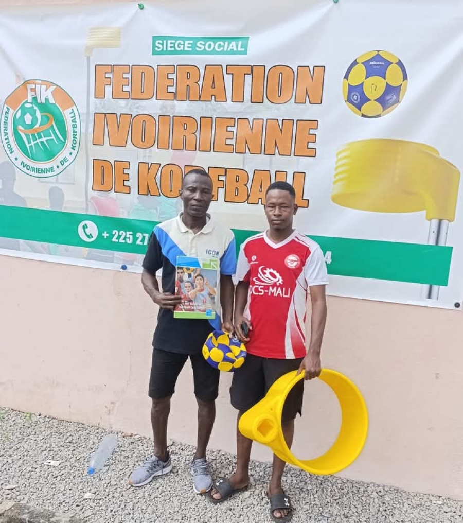 Côte d’Ivoire-Korfball: un jeune guinéen se forme à Abidjan