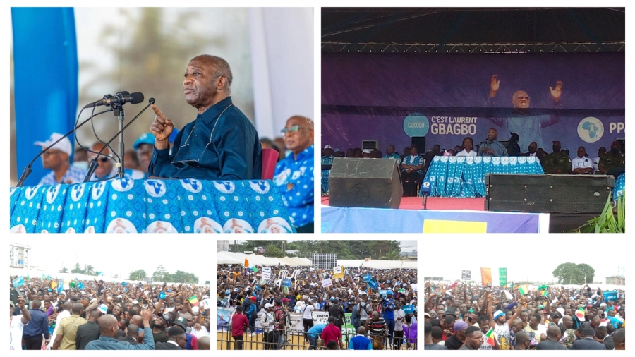 Côte d'Ivoire/En meeting à Yopougon-Laurent Gbagbo: " (…) Il n'y aura pas de quatrième mandat…Et si c’est pour ça qu’ils ont bombardé ma résidence présidentielle…, ils peuvent recommencer ».