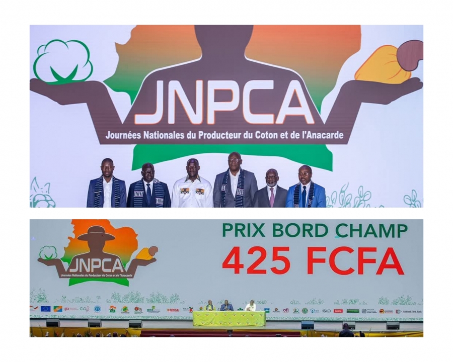 Côte d&#039;Ivoire-JNPCA 2025 : le Conseil du Coton et de l’Anacarde signe plusieurs accords pour le développement des deux filières