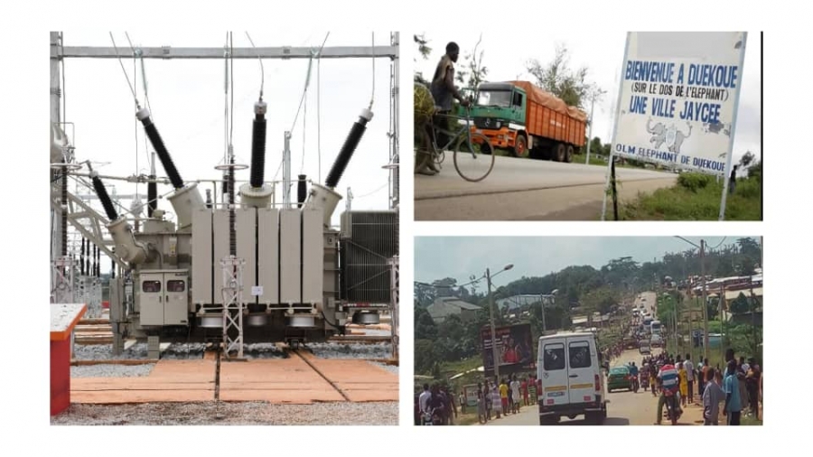 Côte d’Ivoire : mis en service d’un poste source 225/33 kilovolt (kV) à Duékoué pour le renforcement des réseaux électriques de transport et de distribution