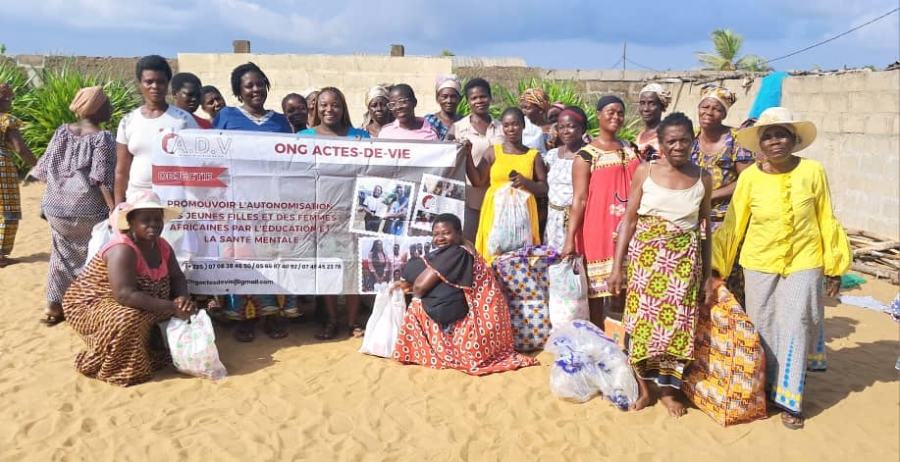 Côte d&#039;Ivoire/Lahou-Kpanda : l&#039;ONG Actes de Vie soutient des mères célibataires