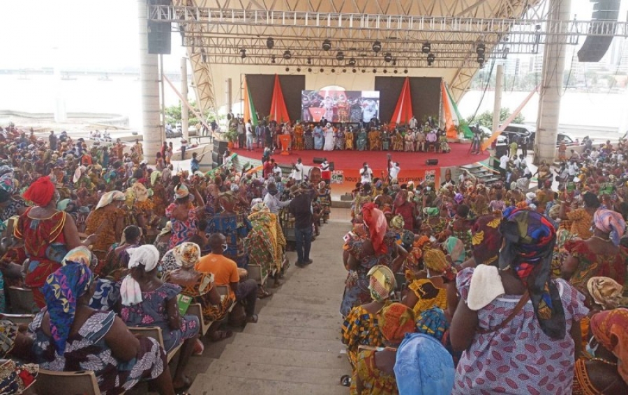 Présidentielle 2020 : Des femmes des 63 villages atchans portent leur choix sur Alassane Ouattara