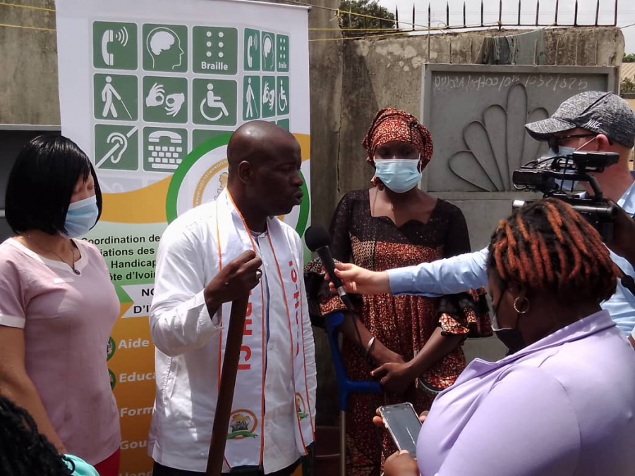 Côte d’Ivoire/Koné Yacouba (Pdt CAPH-CI) : ‘’Les personnes handicapées ne veulent pas être en marge du développement local’’