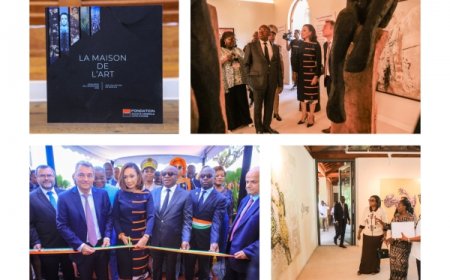 Côte d'Ivoire : la Maison de l’Art de Grand-Bassam inaugurée avec en fond de toile un second " Souffle"