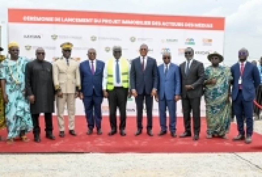 Côte d’Ivoire : le gouvernement lance le projet immobilier “Les Jardins d’Ahoué” destiné à offrir un cadre de vie décent aux professionnels des médias ivoiriens