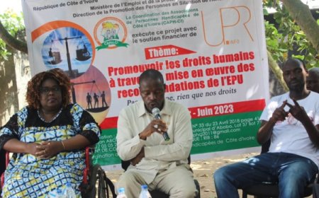 Programme d'Examen Périodique Universel : La CAPHCI démarre une nouvelle campagne sur la promotion des droits des personnes handicapées