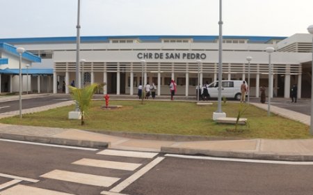 Le premier ministre inaugure le nouveau CHR de San Pedro