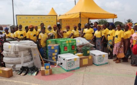 La Fondation MTN Côte d’Ivoire apporte un soutien en matériels agricole aux femmes de Soubré et San Pedro