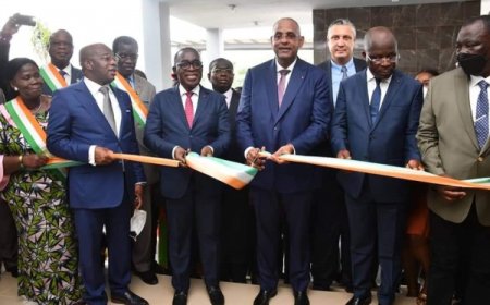 INAUGURATION DU NOUVEAU CENTRE HOSPITALIER RÉGIONAL (CHR) D'ABOISSO