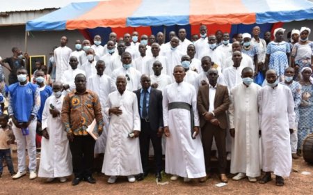 Eglise révélée d’Afrique : l’église ‘’Aime tonprochain comme toi-même’’ était en pèlerinage à Divo dans la région du Loh-Djiboua