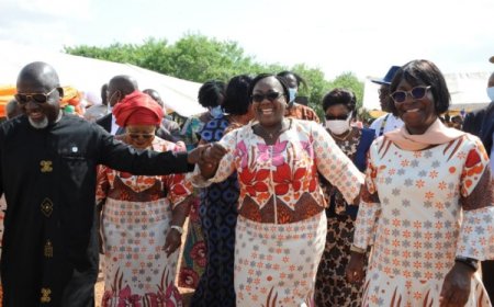 Gagnoa : les promesses d'Anne Ouloto aux parents de Gbagbo