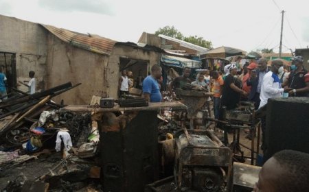 Côte d’Ivoire: Incendie au grand marché de Dimbokro, plusieurs magasins ravagés