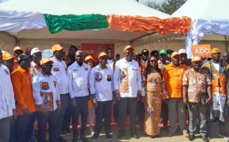 Côte d'Ivoire-Présidentielle 2025 : Albert Mabri Toikeusse galvanise la Marahoué pour le candidat Alassane Ouattara