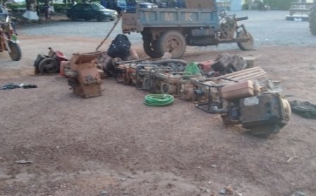 Saisie de matériel d’orpaillage avec des arrestations près de Niakara