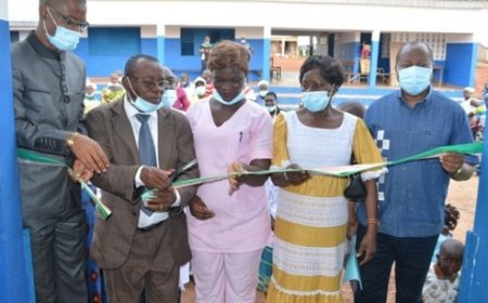 Le conseil régional du Poro inaugure un collège et une maternité dans le département de Dikodougou