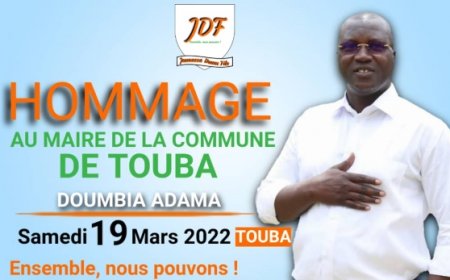 TOUBA : Le jeunesse prépare un hommage au Maire Doumbia Adama