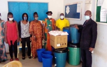 Touba : Chaque agent du lycée GAF reçoit 50 masques