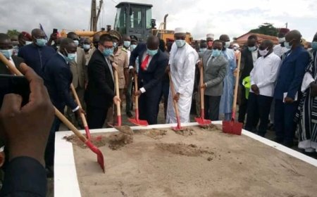 Bafing : Les travaux du bitumage de l'axe Touba-Ouaninou-Sahouêla  lancés
