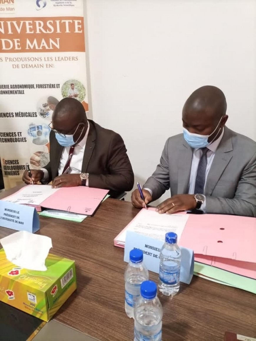 Université de Man/signature de convention : Quête de l'excellence et de l'employabilité
