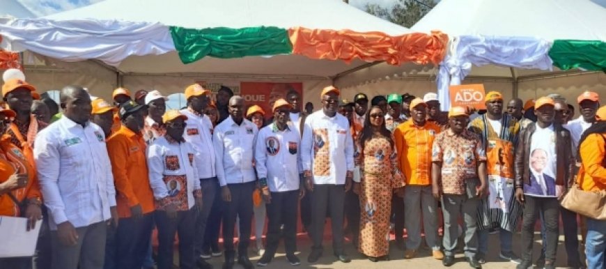 Côte d'Ivoire-Présidentielle 2025 : Albert Mabri Toikeusse galvanise la Marahoué pour le candidat Alassane Ouattara