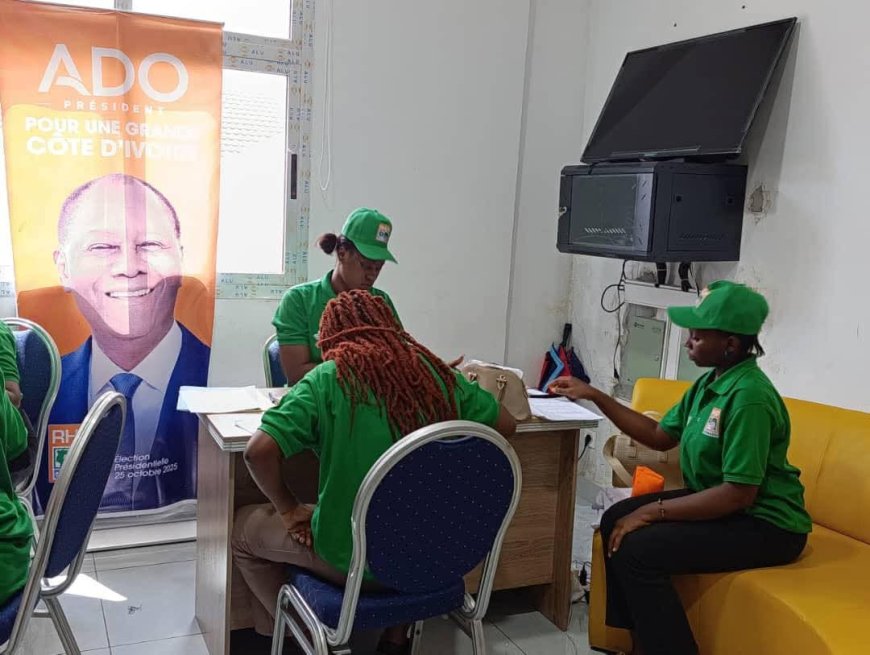 Côte d’Ivoire-Présidentielle 2025 : le RHDP met en place un call center e-militant