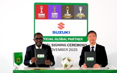 Football : la CAF et Suzuki scellent un partenariat pour les CAN 2025 et 2026 au Maroc