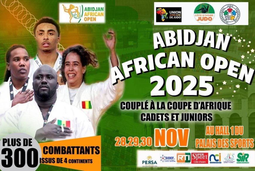 Judo-Abidjan African Open 2025 : 300 combattants se défient sur le tatami à Abidjan