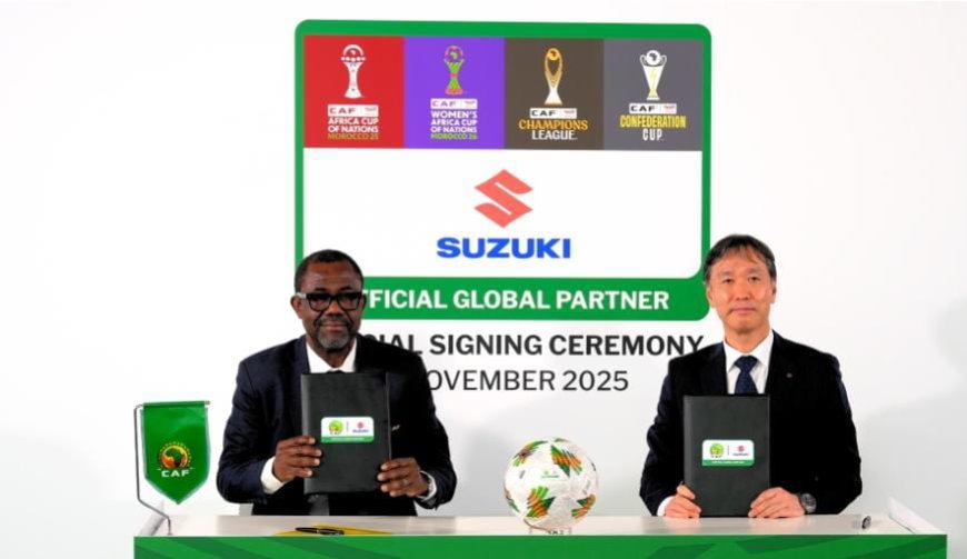Football : la CAF et Suzuki scellent un partenariat pour les CAN 2025 et 2026 au Maroc
